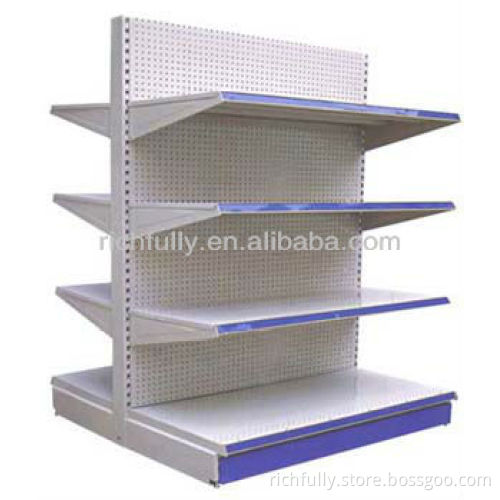 Boat shelf Gondola Supermarket Shelf with apertures